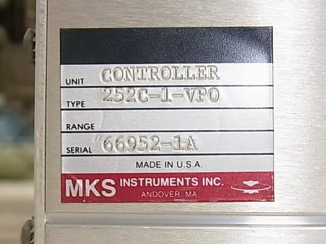 MKS 252C-1-VPO 밸브용 컨트롤러 상세 이미지 - ASKINDEX 코리아