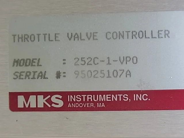 MKS 252C-1-VPO 밸브용 컨트롤러 상세 이미지 - ASKINDEX 코리아