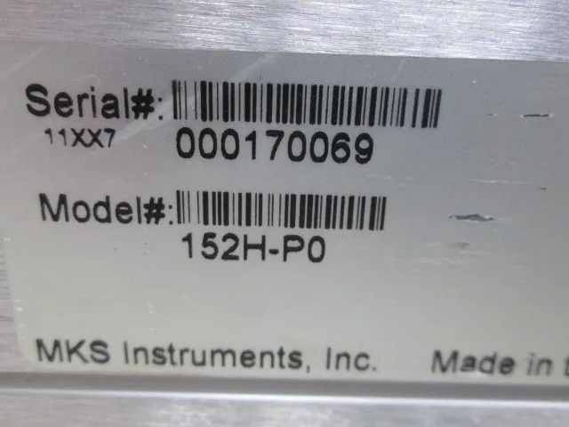 MKS 152 H-P0 게이트 밸브용 컨트롤러 상세 이미지 - ASKINDEX 코리아