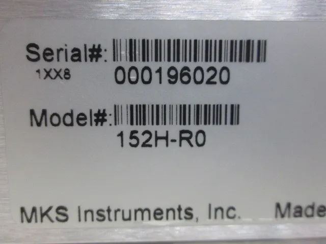 MKS 152 H-P0 게이트 밸브용 컨트롤러 상세 이미지 - ASKINDEX 코리아