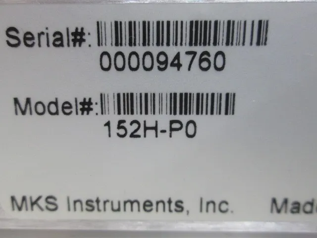 MKS 152 H-P0 게이트 밸브용 컨트롤러 상세 이미지 - ASKINDEX 코리아
