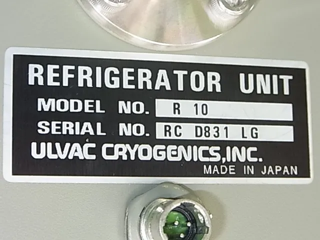 ULVAC - Cryopump Detail Image - ASKINDEX Korea