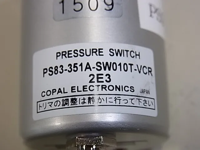 코팔 일렉트로닉스 PS83-351A-SW010T-VCR 2E3 압력 스위치 상세 이미지 - ASKINDEX 코리아