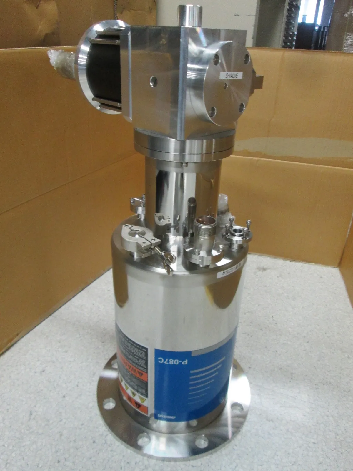 Canon Anelva P-087C Cryopump Detail Image - ASKINDEX Korea