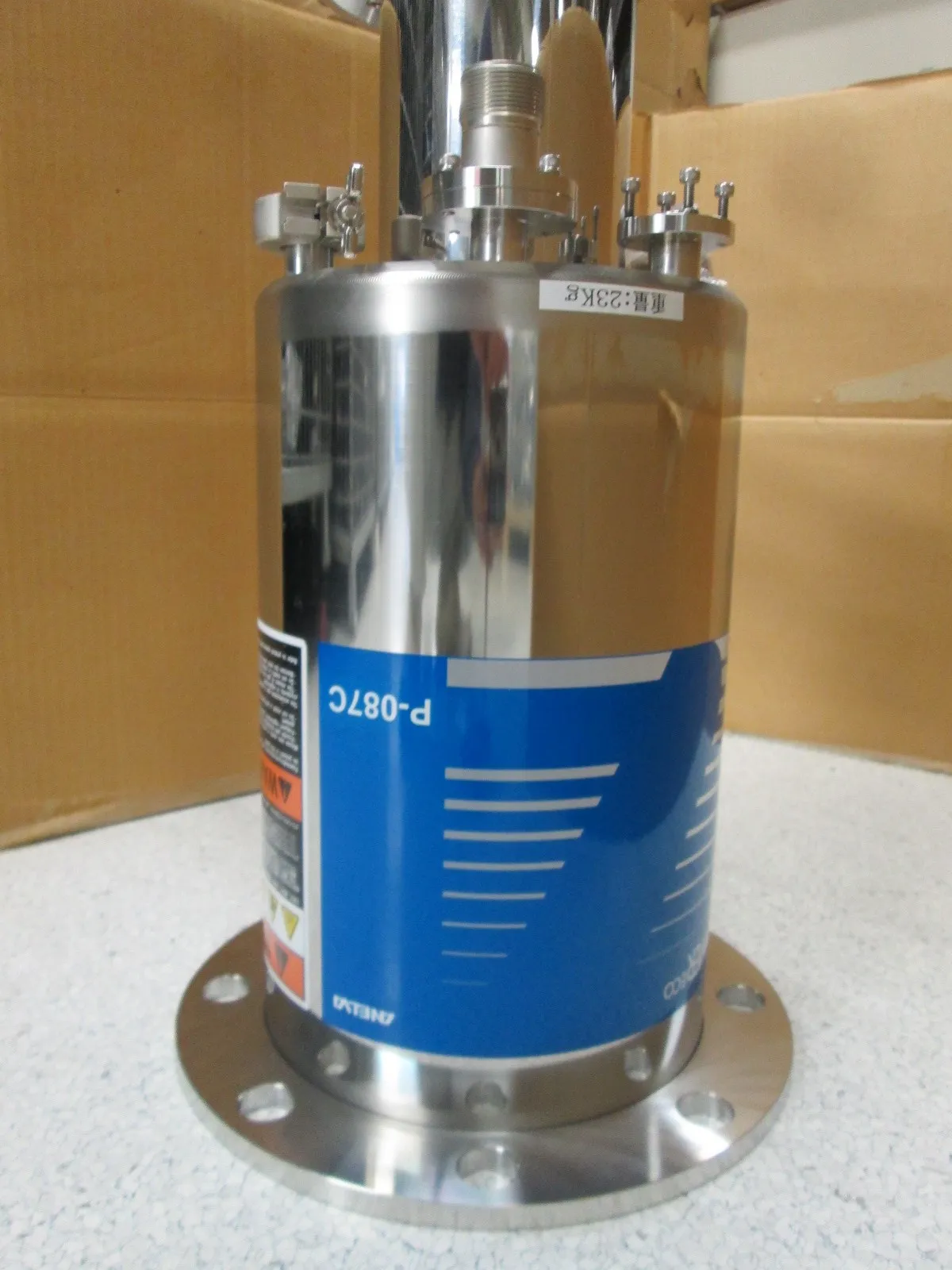 Canon Anelva P-087C Cryopump Detail Image - ASKINDEX Korea