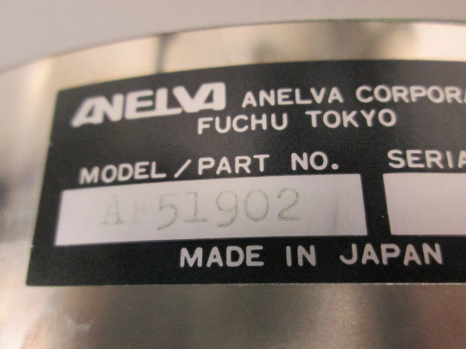 Canon Anelva P-087C Cryopump Detail Image - ASKINDEX Korea