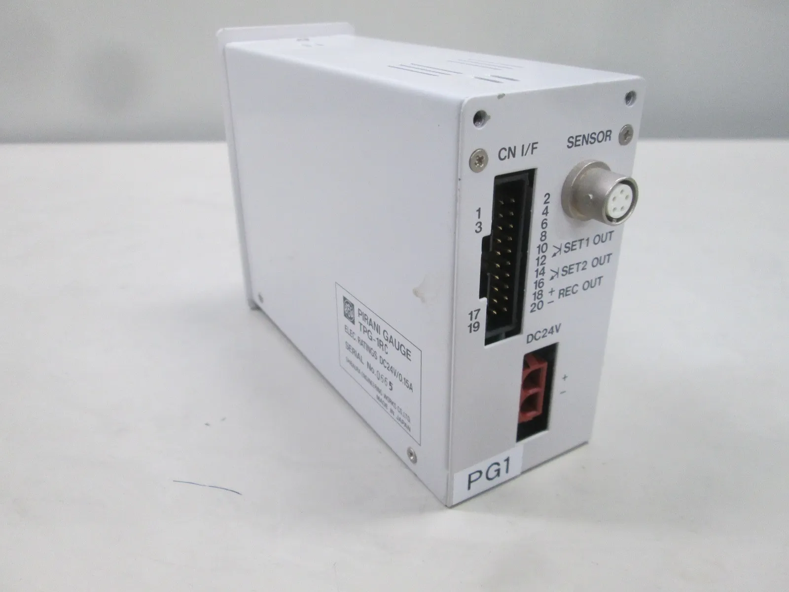 Shibaura Eletech TPG-1RC Pirani Gauge Detail Image - ASKINDEX Korea