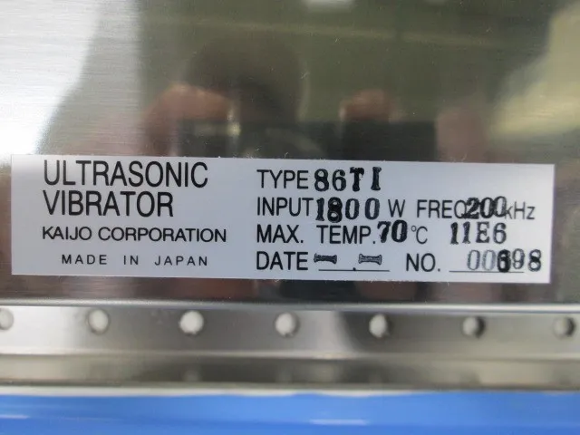 Kaijo 86TI ultrasonic vibrator Detail Image - ASKINDEX Korea