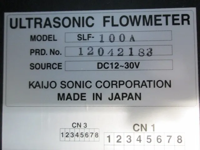 Kaijo SLF-100A Ultrasonic Flow Meter Detail Image - ASKINDEX Korea