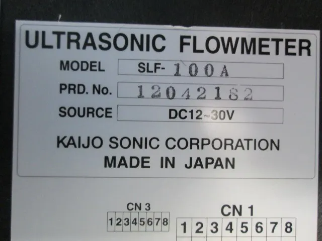 Kaijo SLF-100A Ultrasonic Flow Meter Detail Image - ASKINDEX Korea